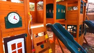 Dad Reviews KidKraft Paramount Wooden Playset.