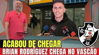 PRIMEIRAS PALAVRAS: BRIAN RODRÍGUEZ FALA COMO JOGADOR DO VASCO E ANIMA TORCIDA | notícias do vasco