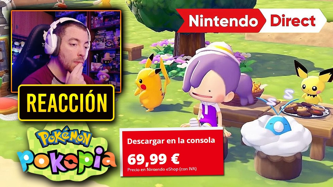 Espera, sale a 70 EURAZOS?! Mi REACCIÓN a POKÉMON POKOPIA y OPINIÓN por ahora de lo que veo