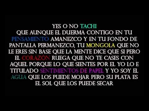 Sentimientos de Papel   -  el Tachi, el Blopa y Sech (Letra Original)