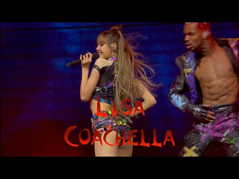 [☠️CENTER FRONT ROW 4K60 HDR] LISA BLACKPINK COACHELLA WK2 Elastigirl+MONEY+Born Again (SPEEDI ver.)