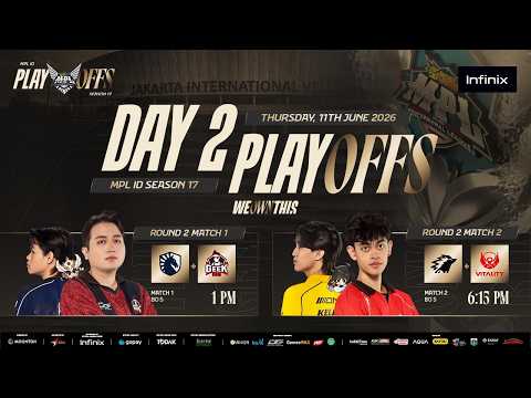 🔴 LIVE | MPL ID S17 | Playoffs Day 2 | English