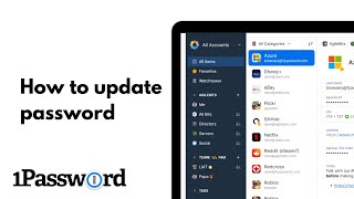 1Password: How To Update Password Tutorial 2024