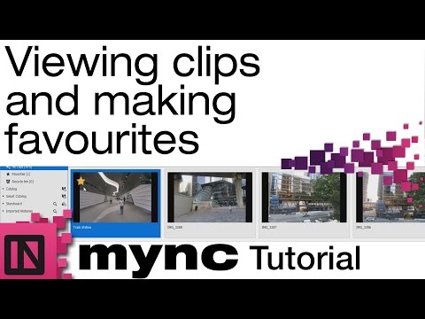 Mync Tutorial - Viewing clips and marking favourites