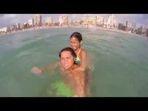 Sweetie and JoeyGaToRxxx in PLaya San Juan Aug 11 2014