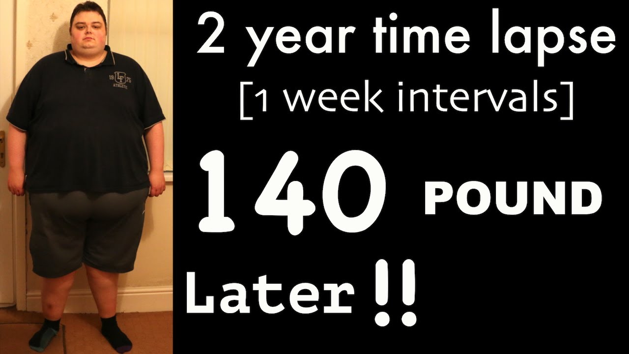 140lb Time lapse weight loss transformation (Goal 2 of 5)