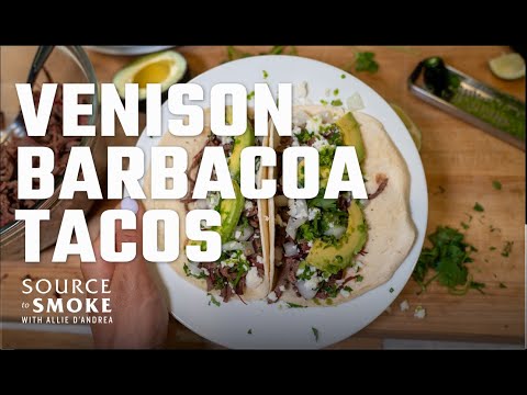 Venison Barbacoa Tacos | Source to Smoke with Allie D'Andrea | Oklahoma Joe's®️