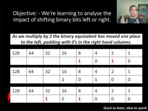 OCR GCSE Computer Science - Data Representation - Binary Shift