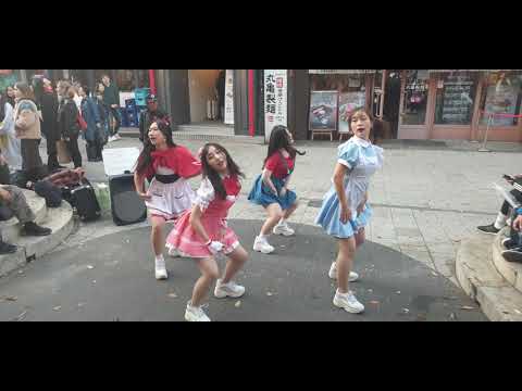 20191027 홍대버스킹존 4번 댄스팀 얼웨이즈 공연 (레인보우 - A)