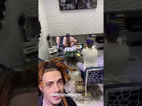 DREFGOLD E SFERA EBBASTA COMPRANO NUOVI GIOIELLI A MIAMI 💎⛓️🔥🇺🇸