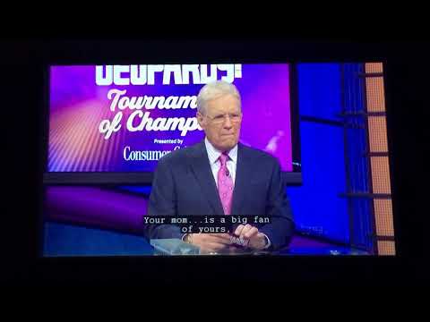 FUNNY Jeopardy MOMENT, Wheel Of Fortune mentioned during contestant chat 😂 TOC 2019 Day 4 (11/7/19)