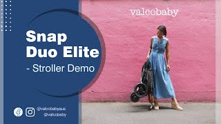 VALCO BABY Kočík dvojičkový Snap Duo Elite - liquorice