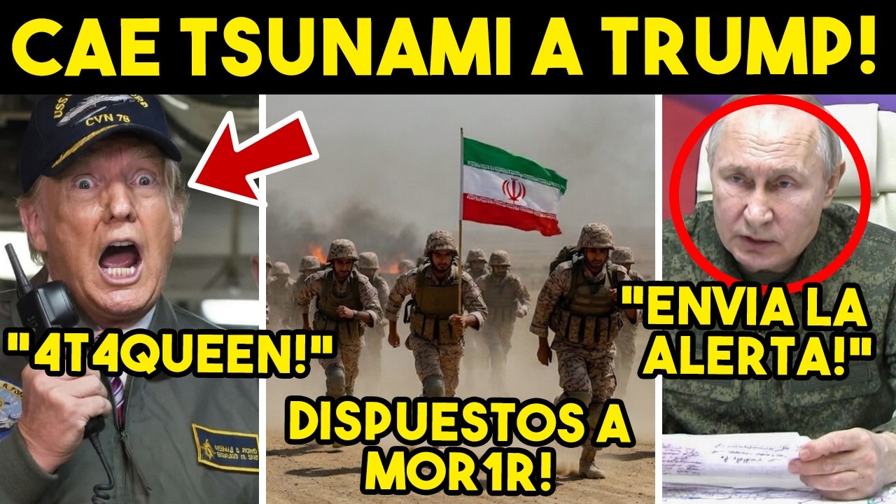 GOLPE FINAL! IRAN ALISTA 4T4QU3 A BUQUES DE EU. RUSIA DESCUBRE PLAN DE TRUMP, ES SU FIN