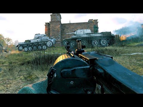 Wehrmacht vs Red Army - Battle For Moscow - Maisky Forestry - Enlisted Gameplay