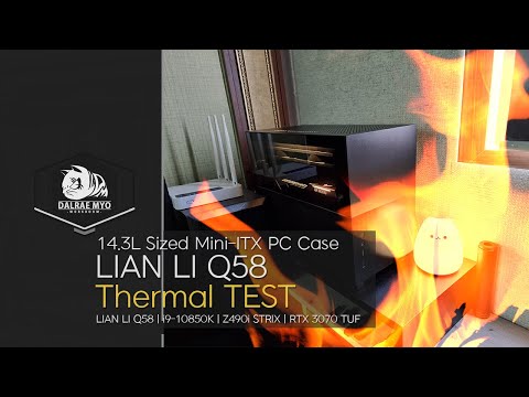 LIAN LI Q58 Thermal TEST | Mini ITX PC Case