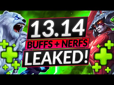 NEW PATCH 13.14 - HUGE CHAMPION BUFFS and NERFS - Big Jungle Changes! - LoL Meta Guide