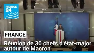 Réunion de 30 chefs d'état-major autour de Macron : Paris veut motiver les alliés européens