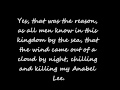 Anabel Lee - Read by Matthew Gray Gubler