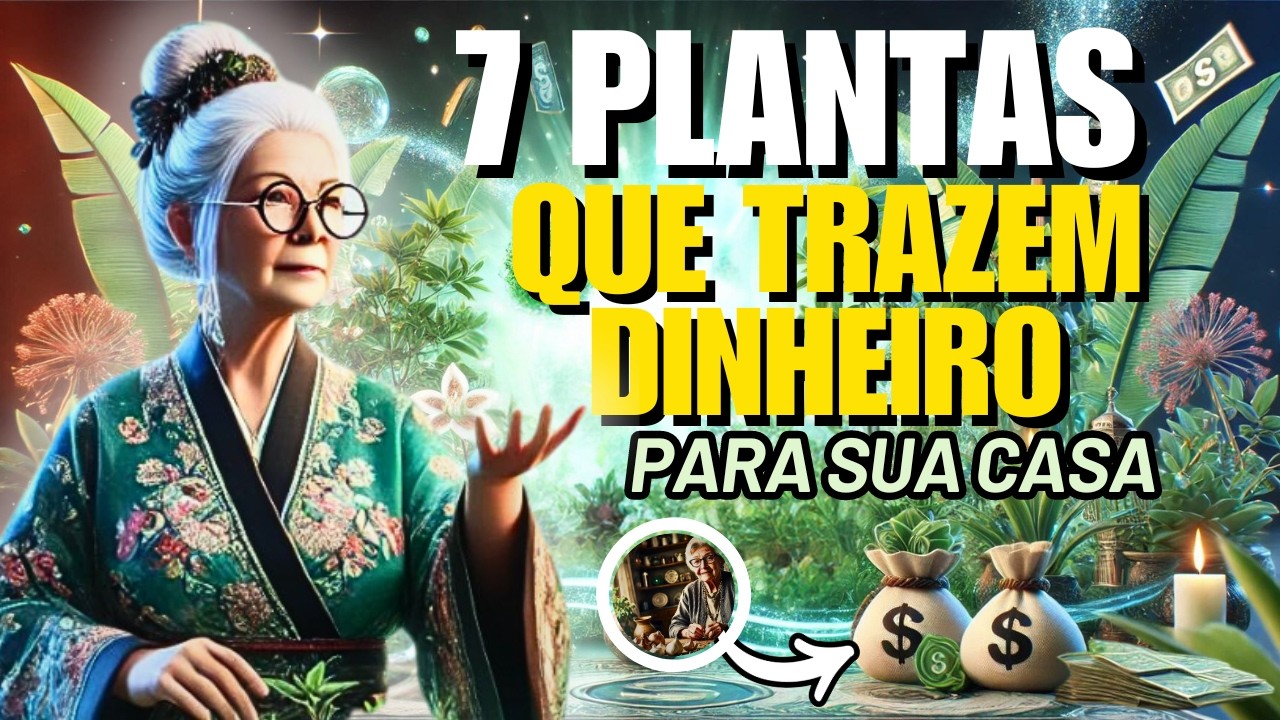 7 PLANTAS QUE FAZEM O DINHEIRO FLUIR EM SUA CASA - ISSO É PODEROSO 🌿💰