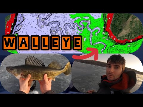 Ice Fishing for Walleye | Lake of the Prairies Manitoba| Great starting Spot