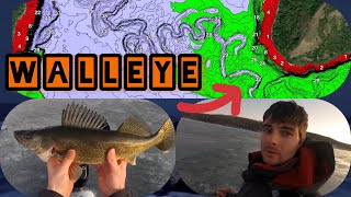 Ice Fishing for Walleye | Lake of the Prairies Manitoba| Great starting Spot