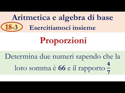 18-3 - Proporzioni - Problema svolto