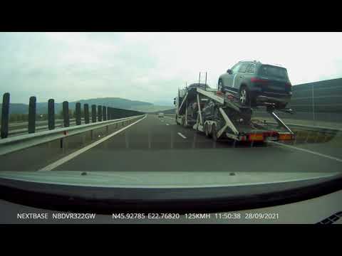 Autostrada A1, traseul Dobra - Deva, pe ploaie