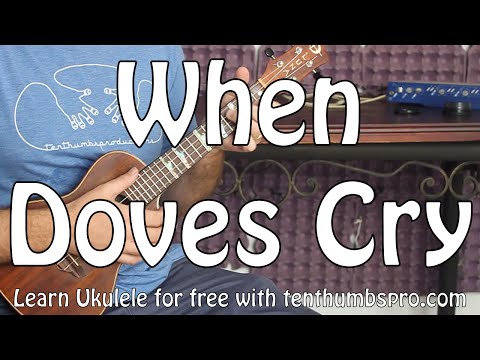 When Doves Cry - Prince (Ukulele Tutorial - Easy Song)