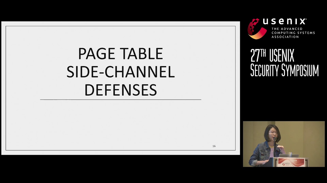 USENIX Security '18 - Shielding Software From Privileged Side-Channel Attacks