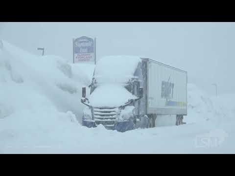 02-26-2021 Snoqualmie Pass, WA - Heavy Snow - Deep Snow - Tough Travel
