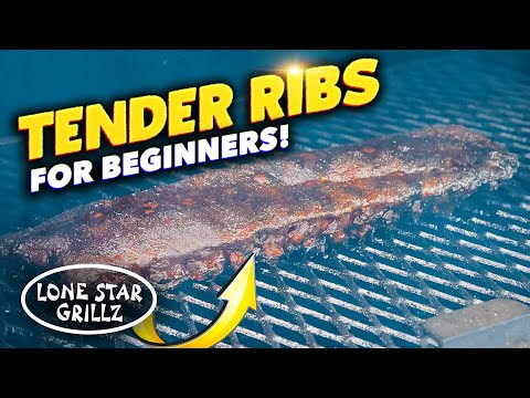 How to make TENDER RIBS for BEGINNERS on the Lone Star Grillz Pellet Smoker