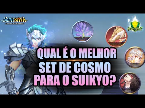 BUILDANDO o MELHOR set de COSMO para o SUIKYO de TAÇA - Saint Seiya Awakening