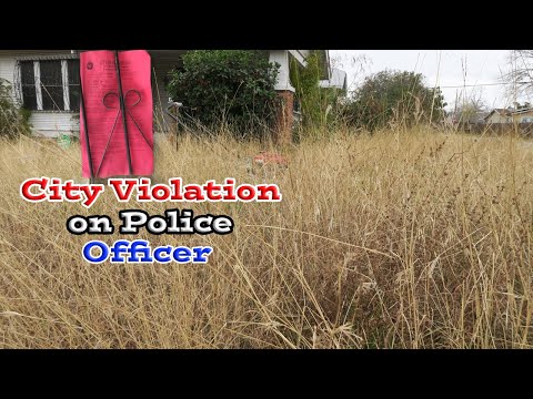 City Violation Yard Makeover for the Retired Police Officer | FREE Overgrown Yard Transformation