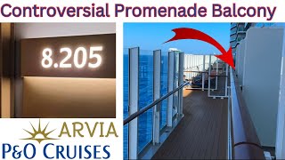 P&O Arvia | Controversial Balcony | 8205 | Promenade |  Cabin Tour