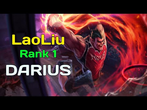 RANK 1 DARIUS - LAOLIU DARIUS VS TAHM KENCH - LAOLIU STREAM