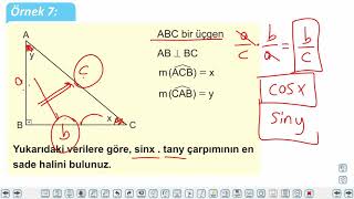 Eğitim Vadisi 9.Sınıf Matematik 30.Föy Dik Üçgen ve Trigonometri Konu Anlatım Videoları