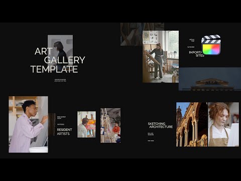 Art Gallery Modular Template for Final Cut Pro — MotionVFX
