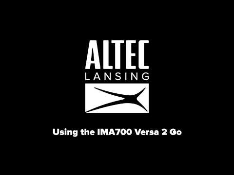 Using the Versa 2 Go Portable Smart Speaker Part 3 - Bluetooth Pairing & Reset