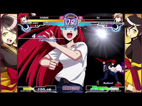 "BBR" MBAACC AT CEOTAKU 2016 - KUSANAGI vs Rei