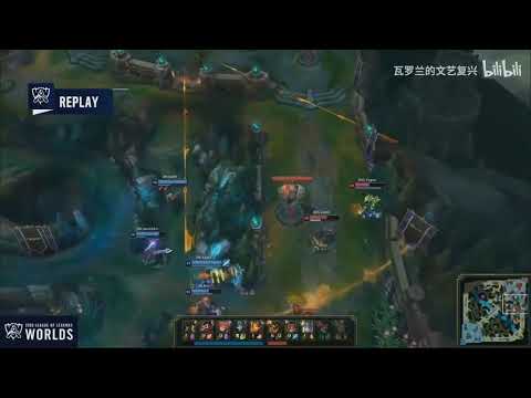 【S10八强淘汰赛】各大赛区解说看SN huanfeng高地架狙：英文解说瞬间高潮