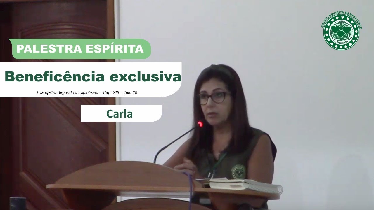 BENEFICÊNCIA EXCLUSIVA - PALESTRA ESPÍRITA