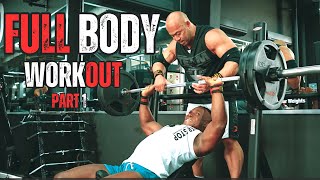BIGGEST GYM IN UAE | OLYMPIA GYM  GYM TOUR 2023 | FULL BODY WORKOUT | PART 1