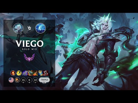 Viego Mid vs Anivia - NA Master Patch 12.8