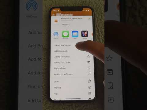 how to add a website in iPhone Home Screen