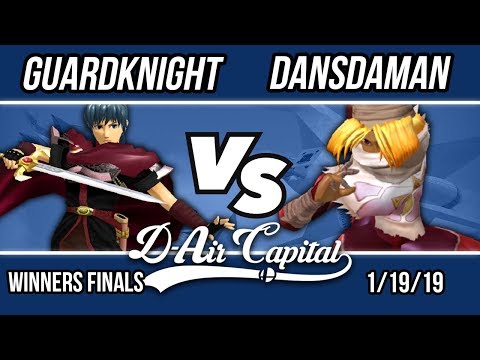 D-Air Capital 13 - GuardKnight (Marth) Vs. dansdaman (Sheik) - Top 8 W. Finals