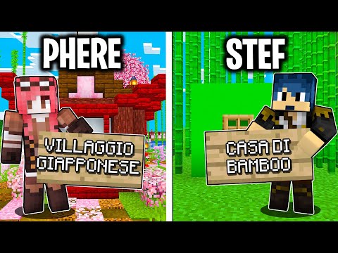 STEF E PHERE DECIDONO COSA COSTRUISCO 1 - Minecraft ITA *NUOVA SERIE*