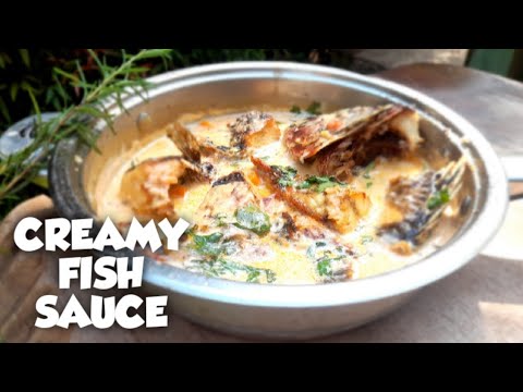CREAMY FISH SAUCE | Mouth Watering Fresh Fish Recipe