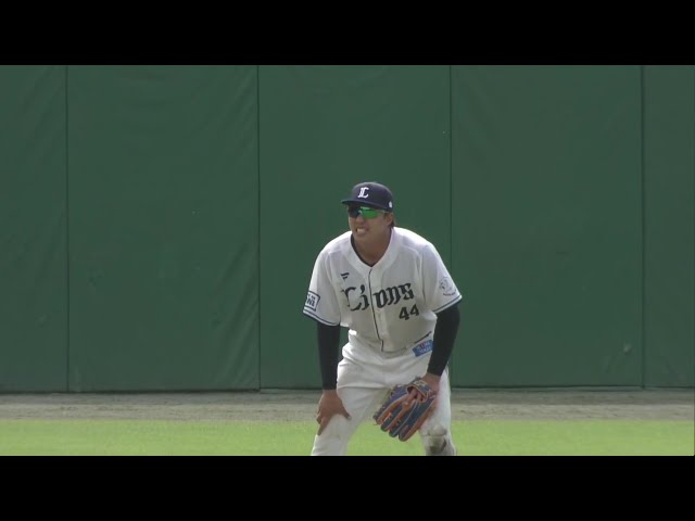 【ファーム】攻守に躍動!! ライオンズ・林冠臣 左中間の打球をダイビングキャッチ!! 2025年5月16日 埼玉西武ライオンズ 対 横浜DeNAベイスターズ