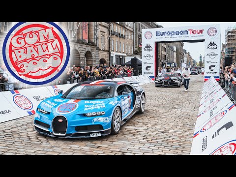The COMPLETE START of the 2023 Gumball 3000 Supercar Rally in Edinburgh!