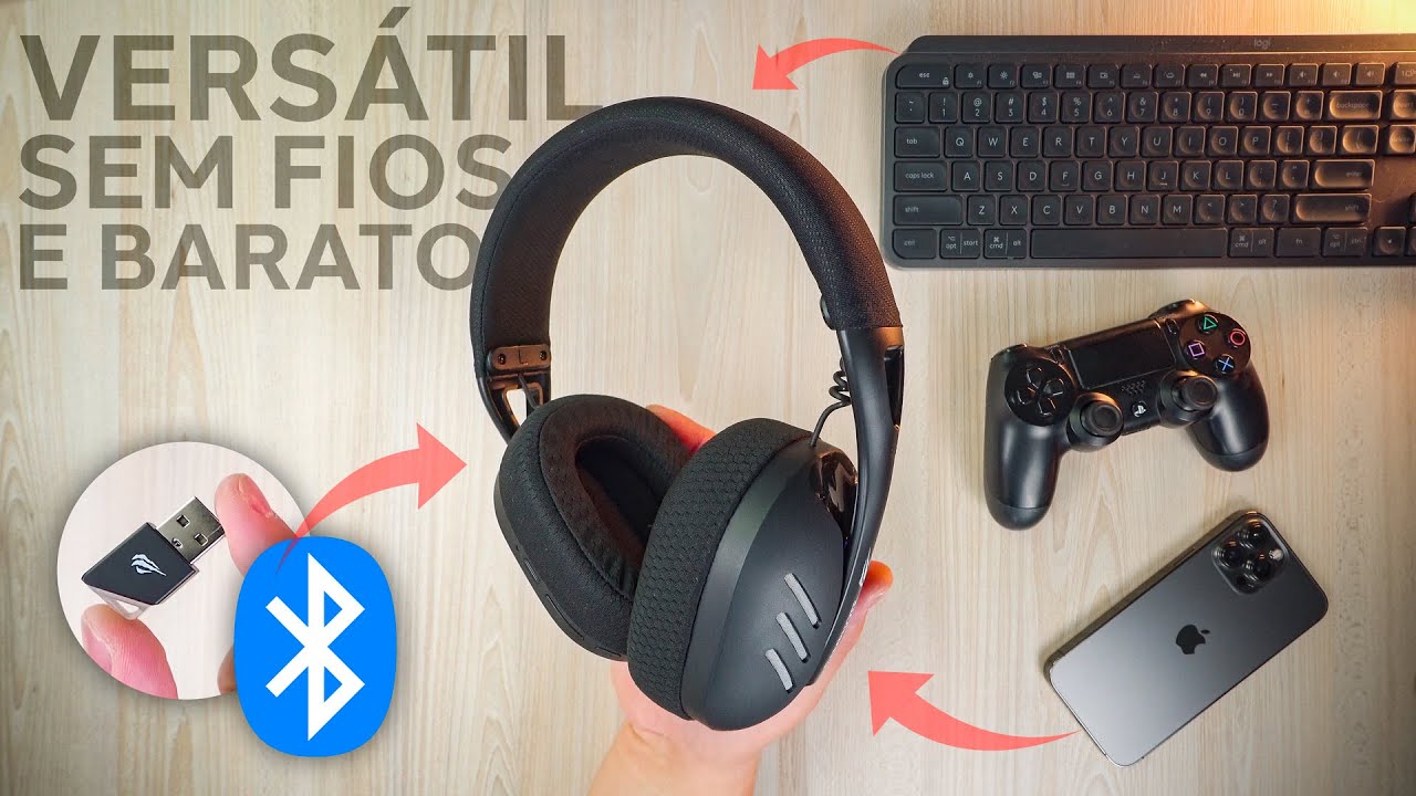 O Fone SEM FIOS Mais Confortável que Já Testei! Preço Acessível e Compatível com tudo! Havit Fuxi H3